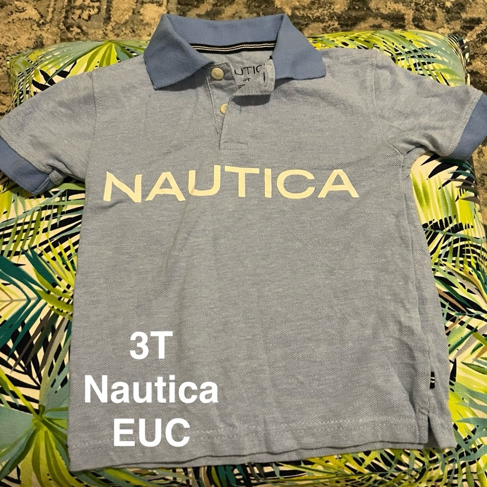 Toddler boys Nautica polo shirt size 3T
